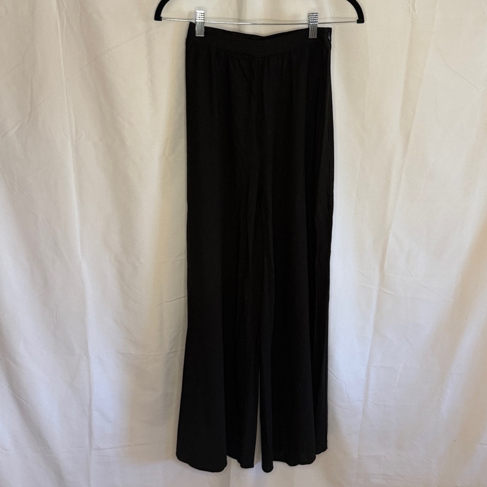 NEW VICI Linen Gabbie Short Sleeve Button Up Top and High Rise Pants Outfit Set - Picture 14 of 16